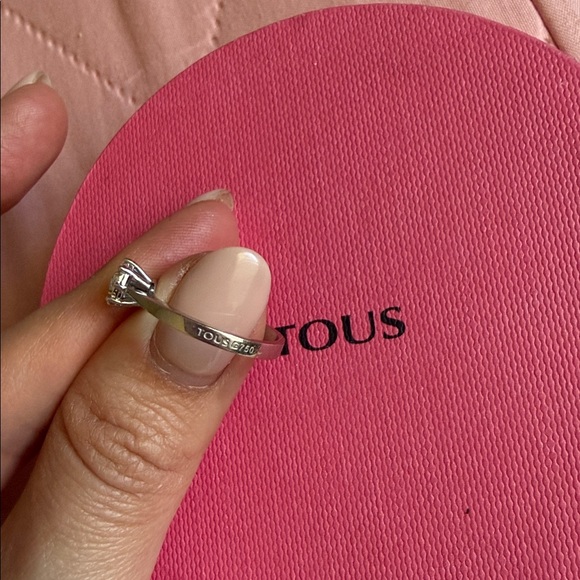 Tous white gold Ring with Sparkling diamond - Picture 3 of 4